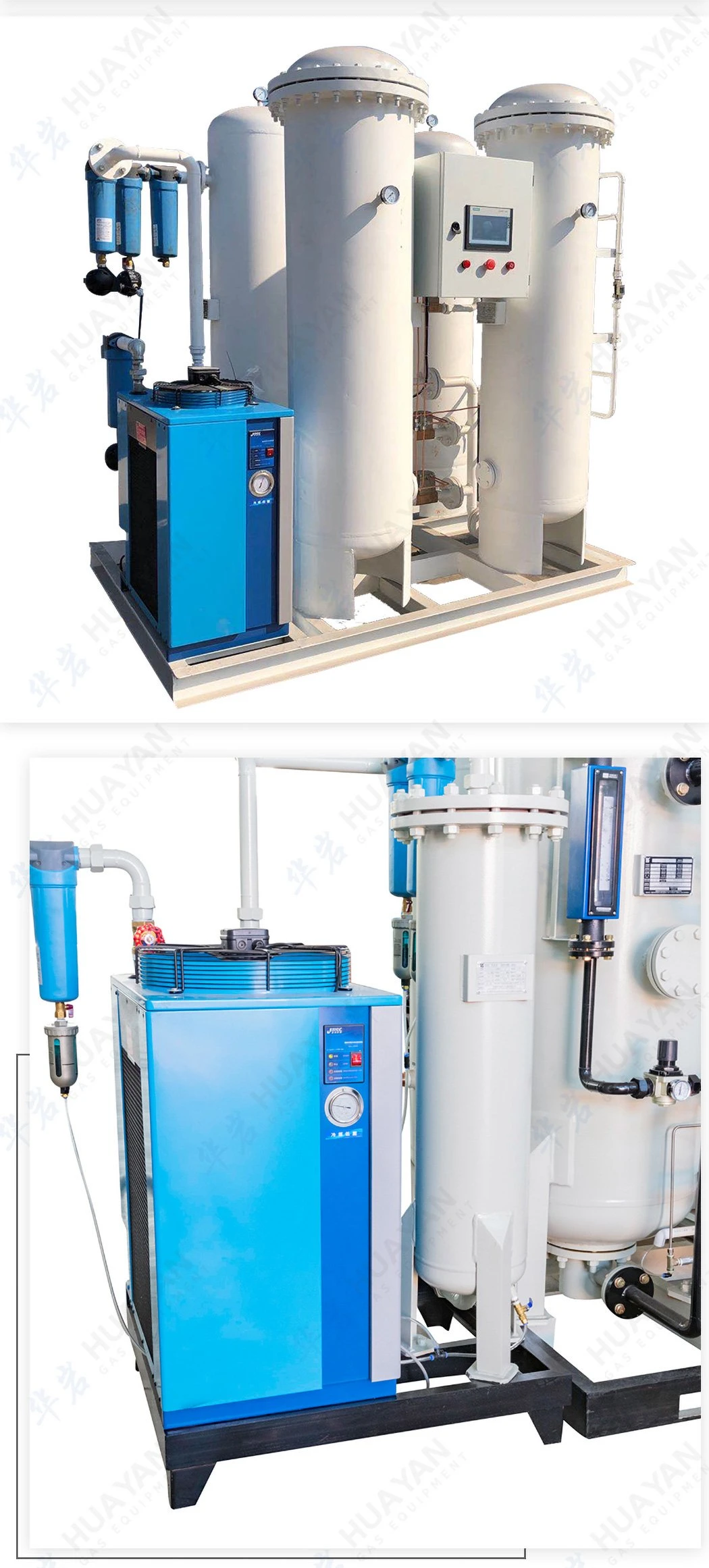 Hospital Oxygen Making Machine Medical Oxygen Generator Cylinder Filling Oxygen Plant