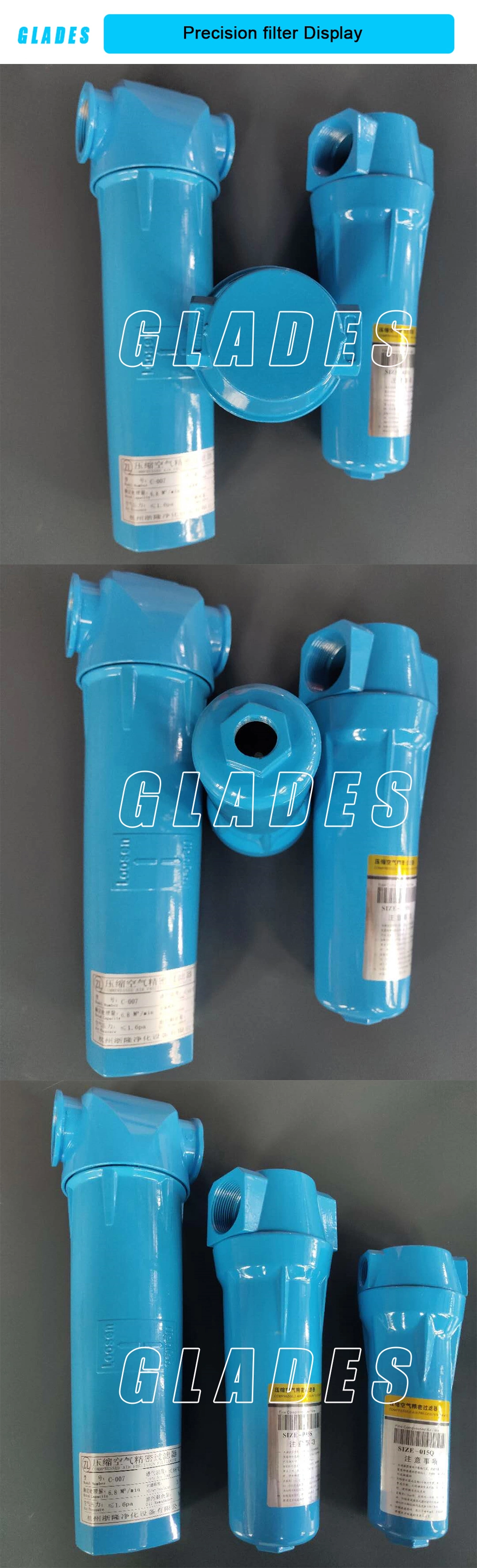 Precision Compressed Air Dryer Filter for Air Compressor